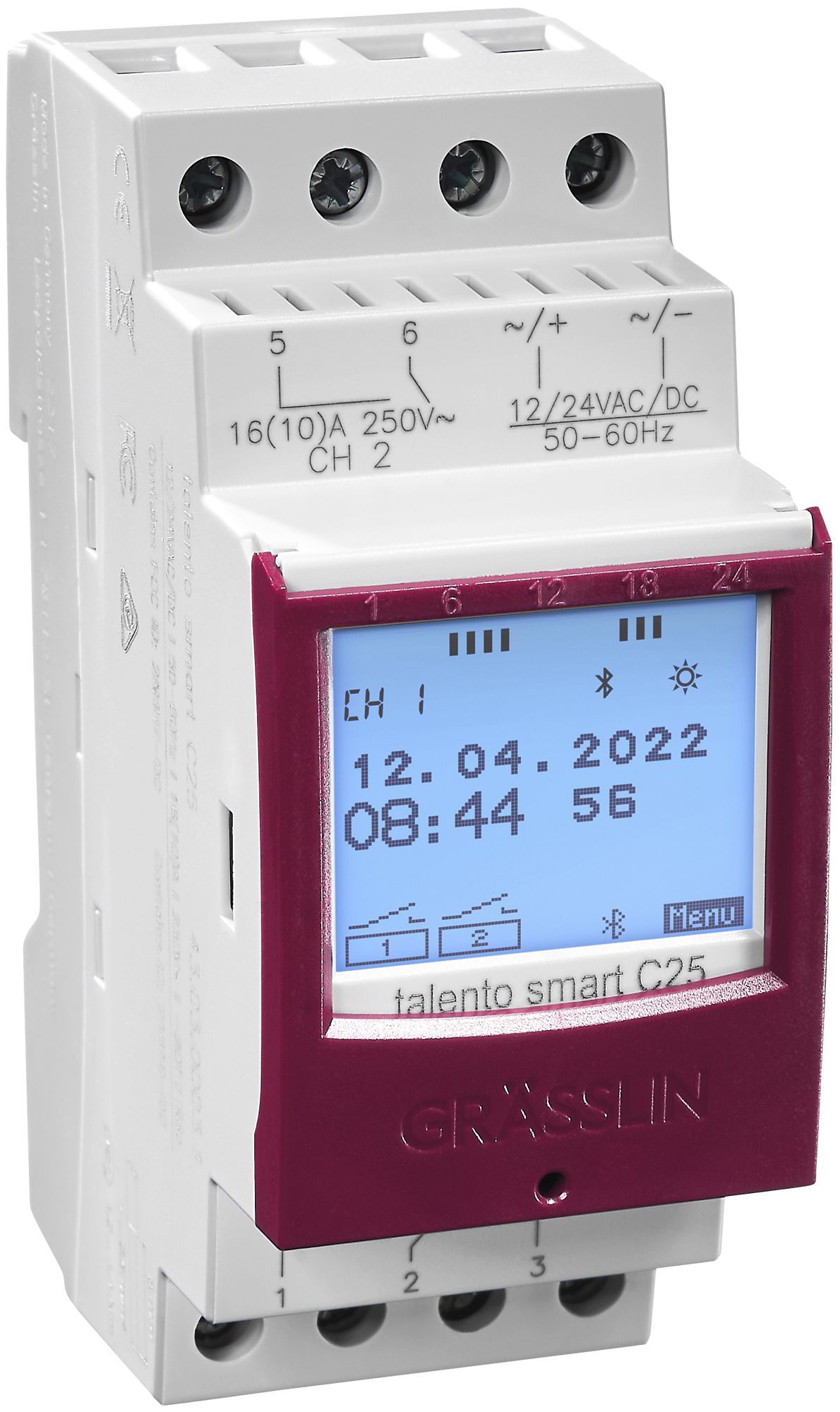 Timer digitale AMD talento smart C25, 2 canali 12/24VUC