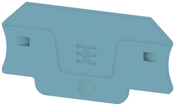 Abschlussplatte Weidmüller ALEP 2C 2.5mm² 55×29×2.1mm blau