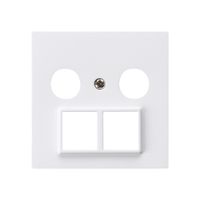 Frontplatte HMS kallysto für R/TV weiss