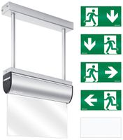 Lampada di emergenza ESYLUX SLC EL LED IR 230V 3W IP40 3h all fissaggio sospeso