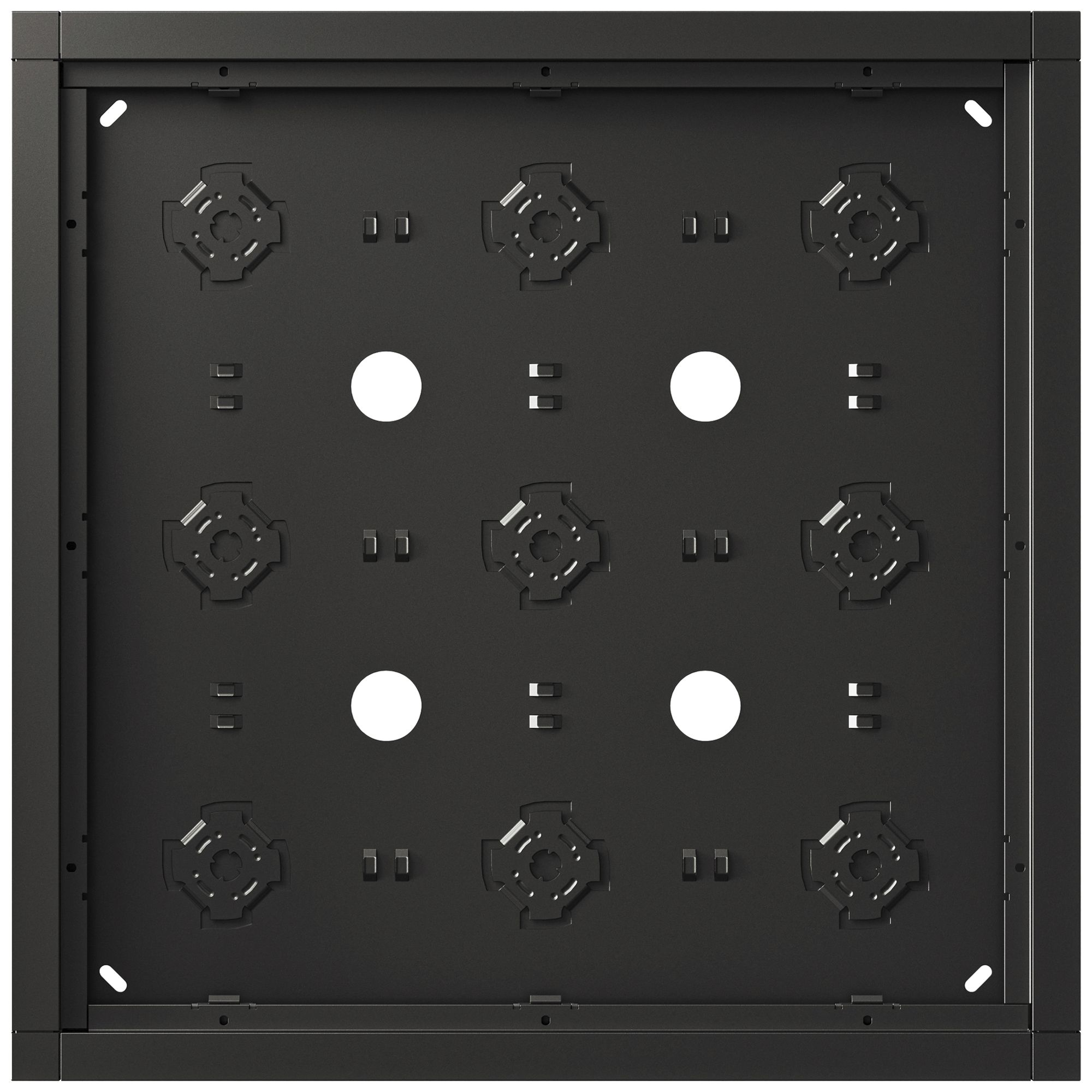 AP-Gehäuse Siedle 9× 332×332×36.5mm grau