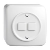 Interrupteur AP 2K/2T Sdue Wiser blanc