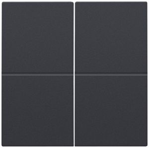 Taste Niko für drahtlosen Dimmer zweifach anthrazit