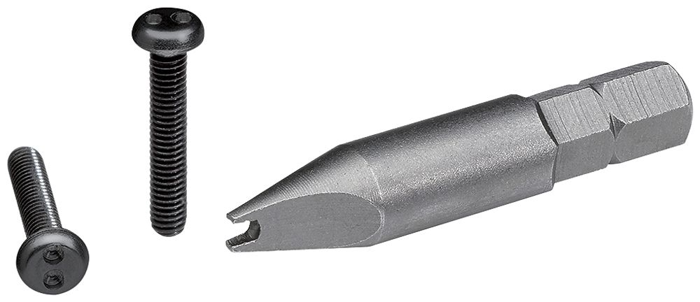 Vite anti-vandalismo Hager robusto, 16mm, nero, 100 pezzi, con utensile