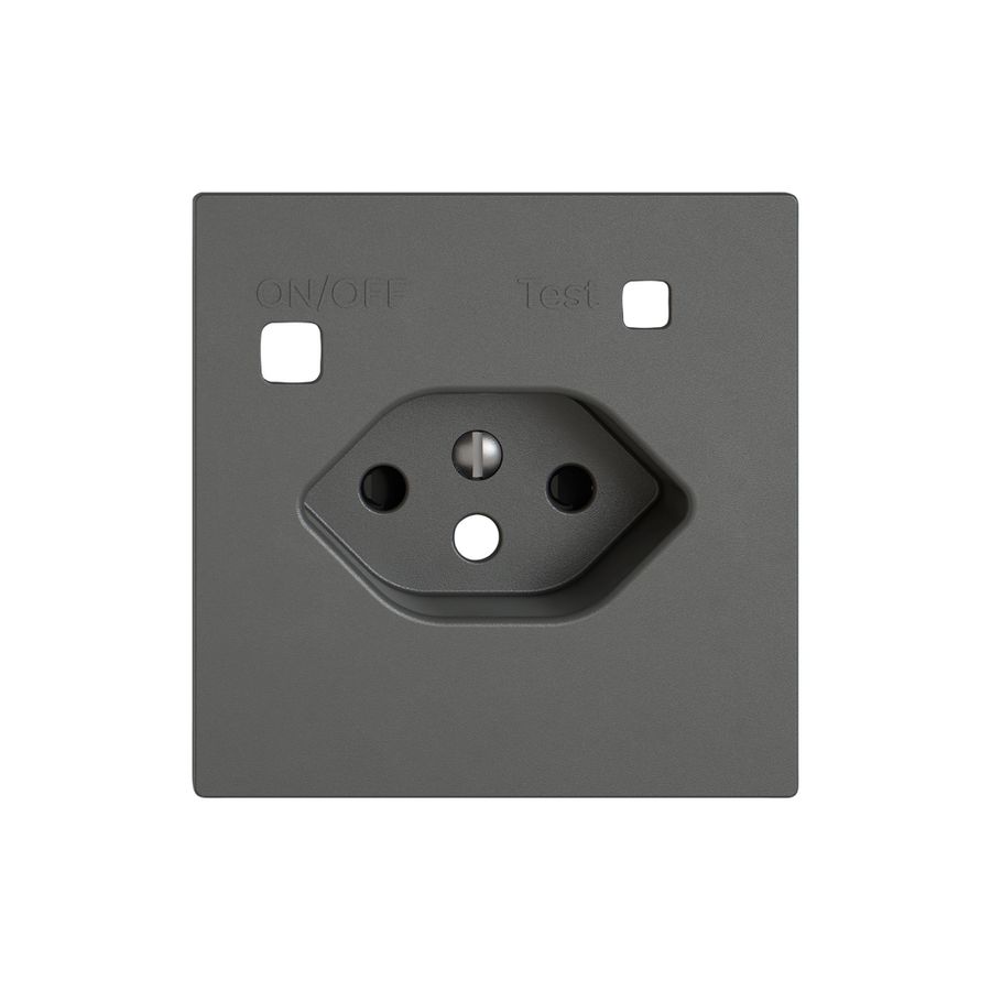 Montageset EDIZIO.liv SNAPFIX® f.Fehlerstrom-Schutzsteckdose Typ 13 Shutter dgu