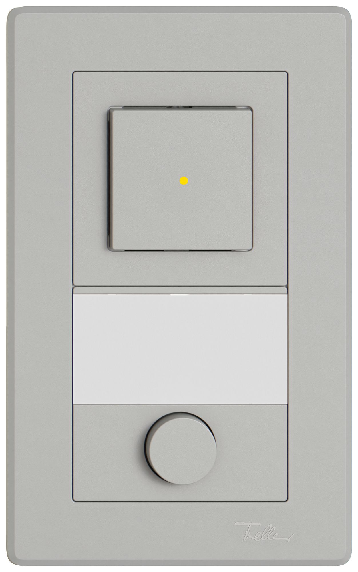 UP-Kombination EDIZIO.liv SNAPFIX® 2×1 156×96mm Wechsler+Schliesser bel.hellgrau