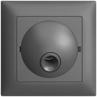 UP-Anschlussdose EDIZIOdue dunkelgrau, ohne Klemmeneinsatz