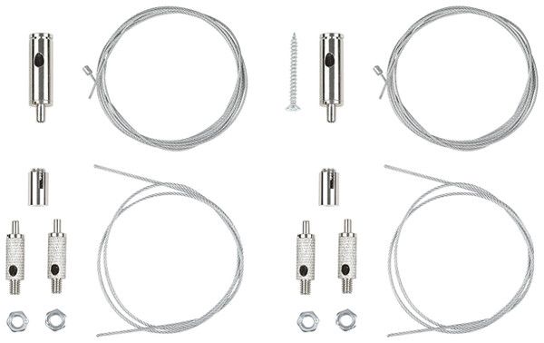 Seilabhängung-Set ESYLUX LENJA PDL 2000mm
