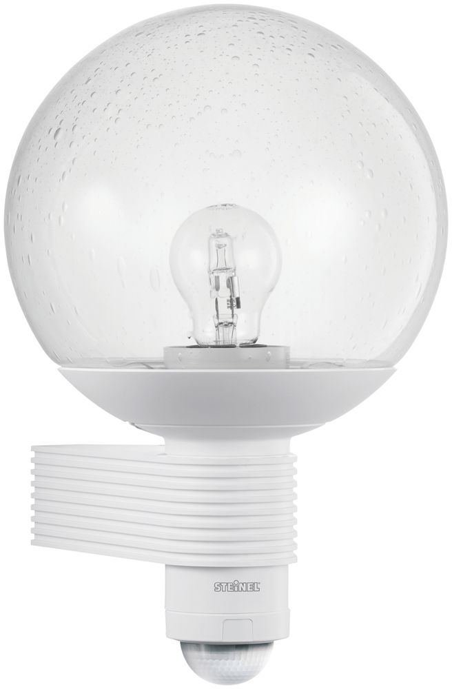 Lampada a muro Steinel L 400 S PIR E27 60W IP44 bianco