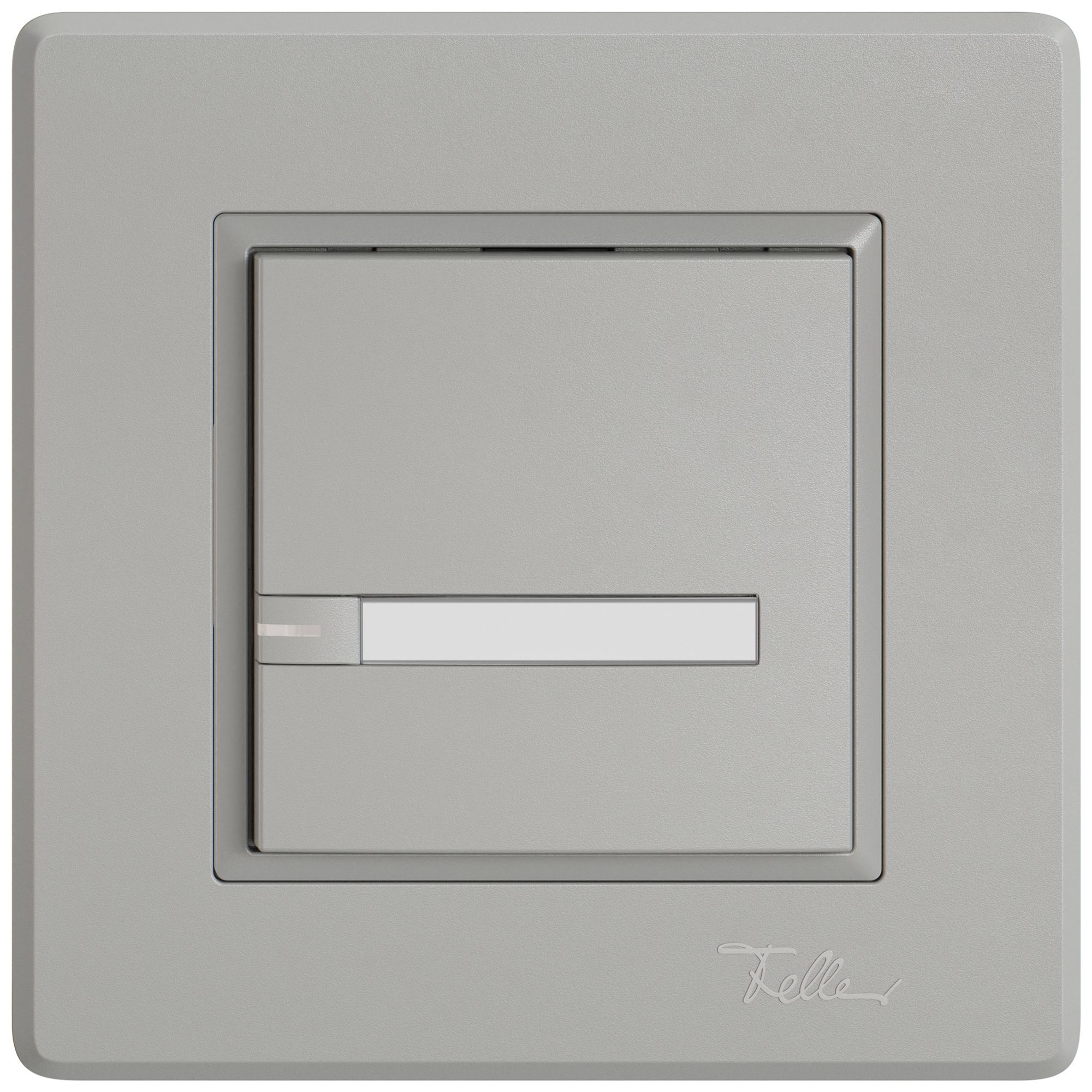 Pulsante KNX RGB INC EDIZIO.liv SNAPFIX® sensore temp.RGB-LED targ.1× com.1T grc