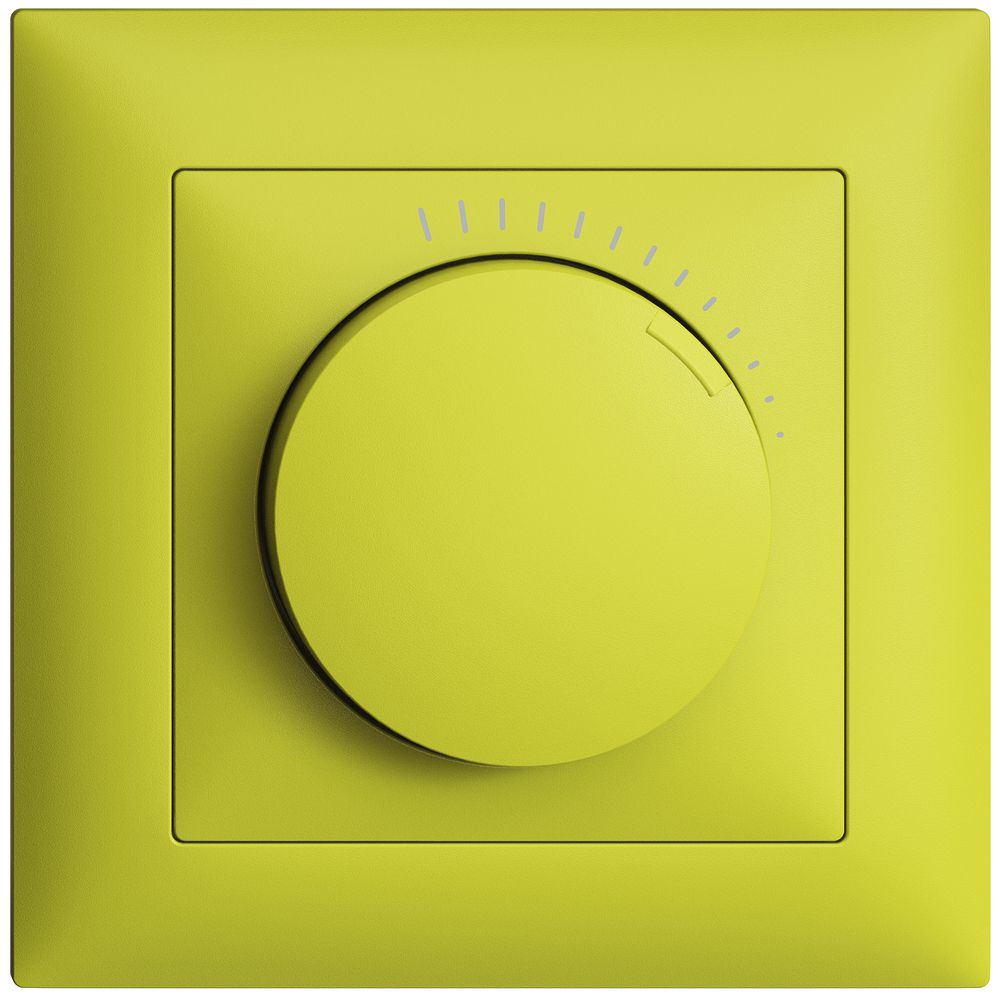 Régulateur de vitesse ENC EDUE 230VAC, 1 phase, 20…400VA, 88×88mm, lemon