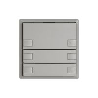 KNX-Taster RGB EDIZIO.liv SNAPFIX® Temperaturfüh.o.LED 3×Taste 2-Tbed.hgu