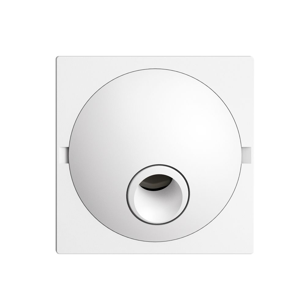 Frontplatte EDIZIOdue weiss für Anschlussdose zu Rufleuchte