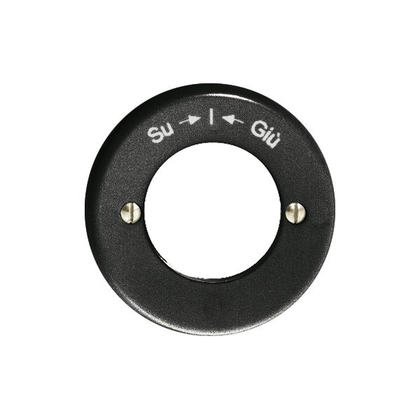 Kit front. Su-I-Giu nero per contatto rot.imp.a chiave