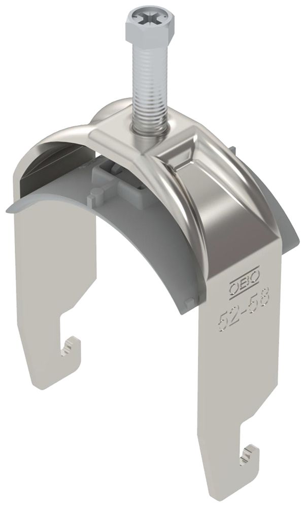 Fixation rapide BET 2056 pied à U matière synthétique 52…58mm 1×câble A2 1.4301