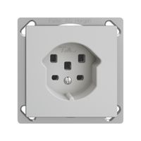 Prise INC EDIZIOdue T25 16A gris clair, avec bornes enf.