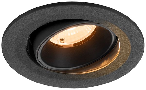 Downlight LED SLV NUMINOS MOVE S 6.7W 1000lm 2700K MB DALI Ø100×63.5 nero