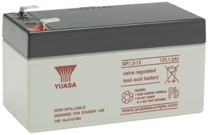 Akku Yuasa NP 1.2-12 12VDC 1.2 Ah