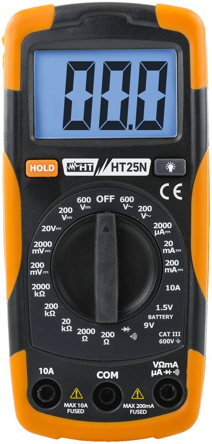 Digital-Multimeter Optec 600VACDC 10A CAT III 600V