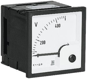 EB-Voltmeter ISKRA FQ0307 250 VAC, 250V (AC), Klasse 1.5, 72×72mm