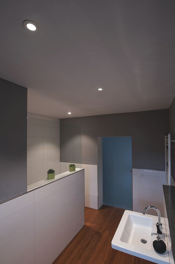 EB-LED-Deckenleuchte SLV PATTA-I ROUND 7.3W 440lm 1800…3000K EB-Ø60mm weiss