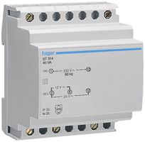 REG-Kleintransformator Hager 40W 12V 24V 3.33A 1.67A 4TE