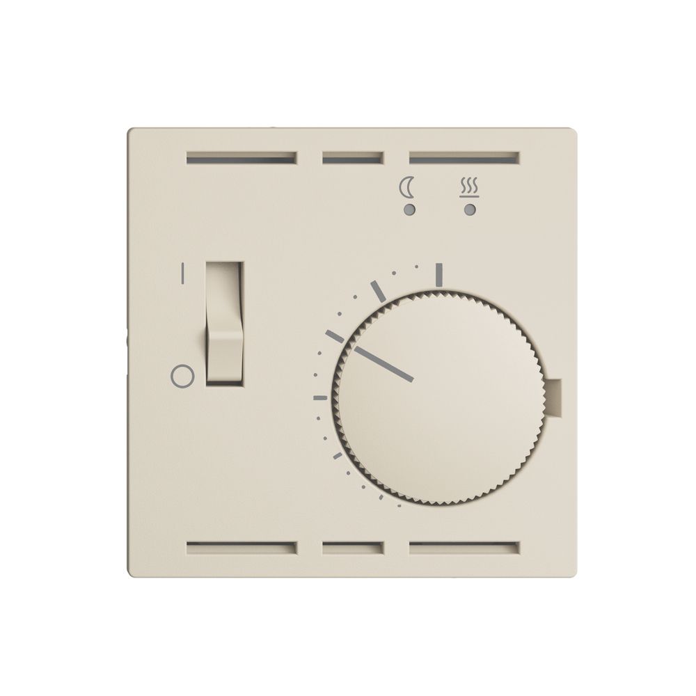 Kit frontal EDIZIOdue crema 60×60mm pour thermost.d'amb.