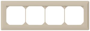 UP-Abdeckrahmen kallysto.line 1×4 beige horizontal 92×272mm