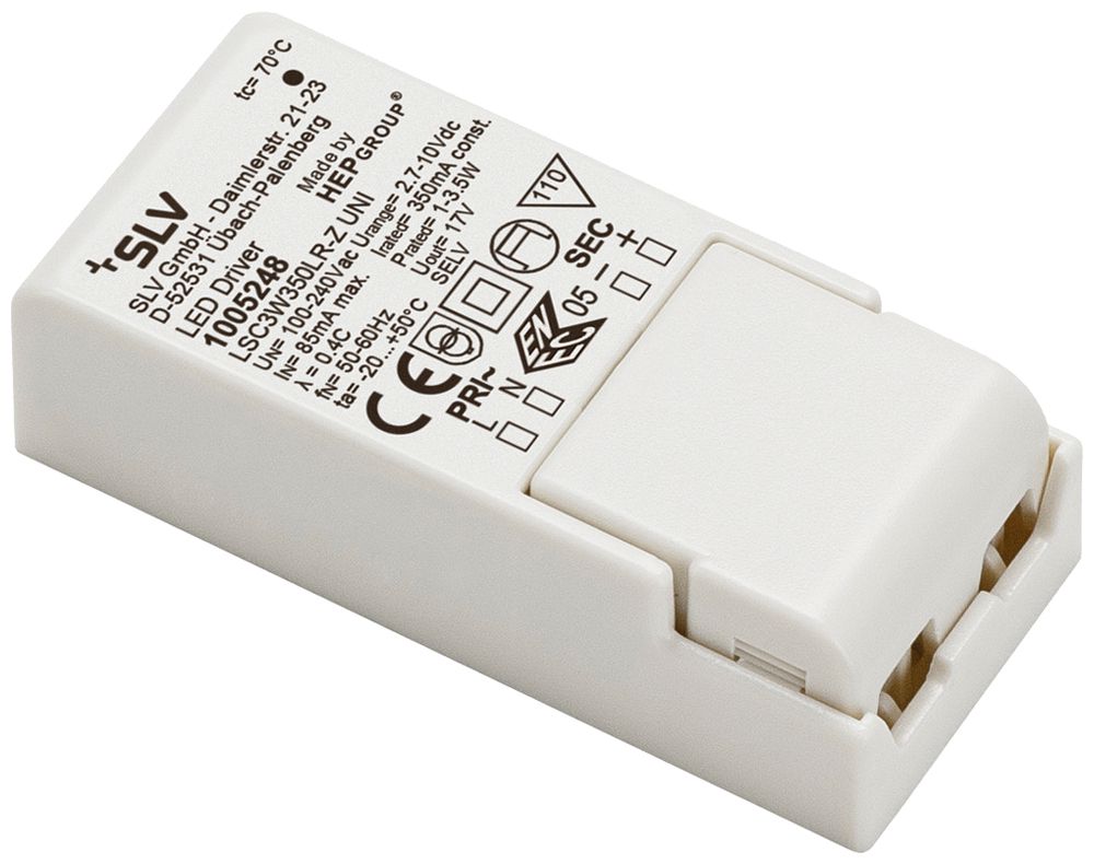 Alimentation LED SLV 3.5W 17V 350mA ON/OFF