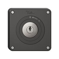 Schwenktaster NEVO, mit Schloss&2 Schlüsseln, KS, 0 <- 1, schwarz