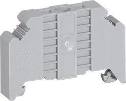 Endhalter Phoenix Contact B=9.5mm grau