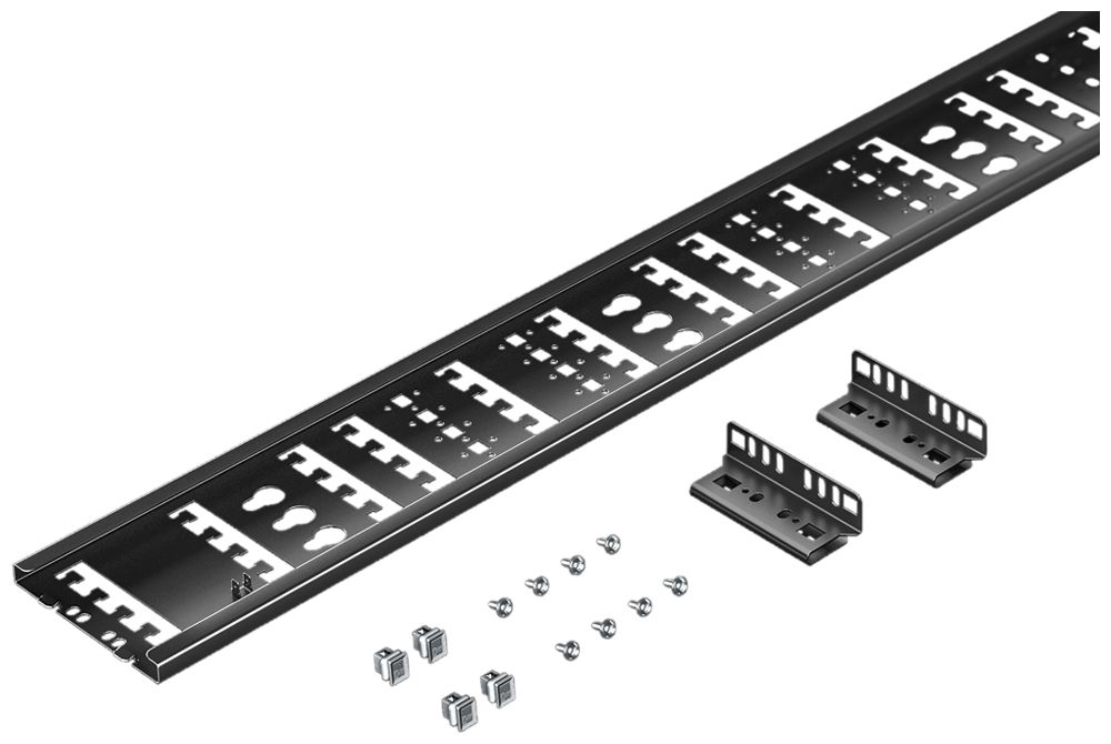 Chemin de câbles Rittal VX 5302.120 39×145×1911mm acier noir