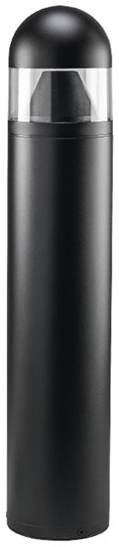 Borne lumineuse LED SG Kjevik 26W 2060lm 830 IP66 Ø200×1010mm noir