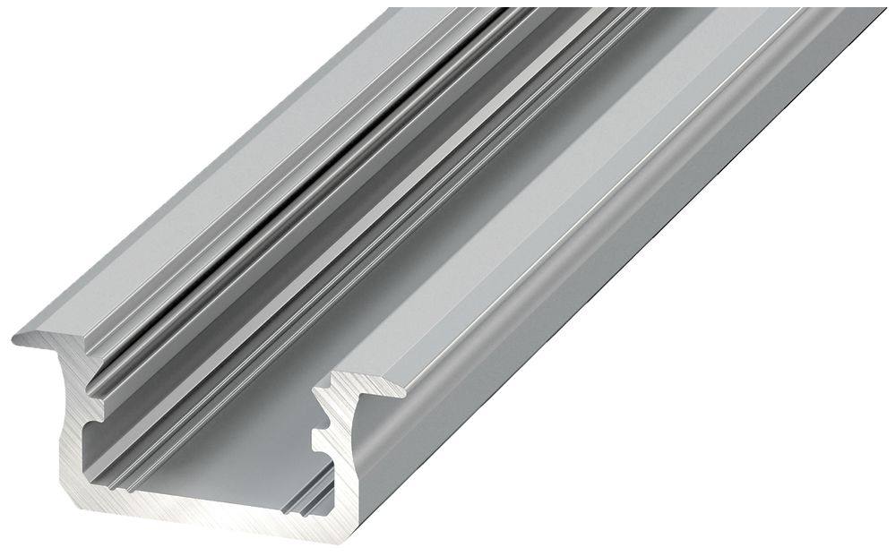 LED EB-Montageschiene CASAMBI PR-1693-B2, 2000×9.3×21mm, eloxiert, silber