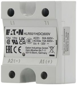 Halbleiterrelais Eaton HLR50/1H(DC)600V, 4…32VDC 50A/42…660VAC