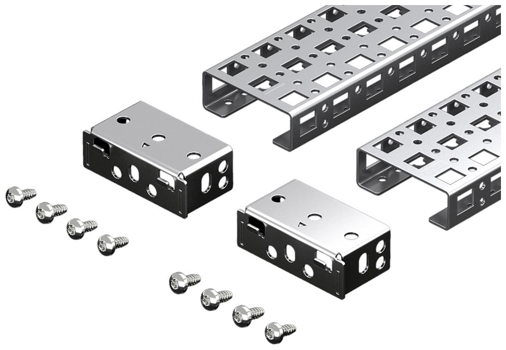 Châssis de montage Rittal VX 8100.745 1200×64×23mm acier 2pcs
