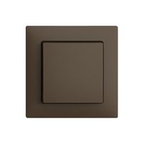 Frontset EDIZIOdue coffee 60×60mm für Druckschalter