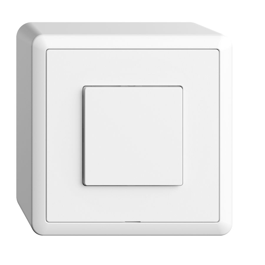 Stazione secondaria AP 1K/1T per interruttore Edue Wiser bianco