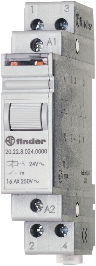 REG-Schrittschalter Finder 20.22, 2S 16A 230VAC