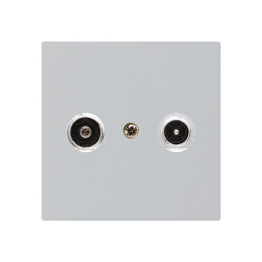 Antennendose kallysto R/TV Bauart A 4dB 2GHz hellgrau