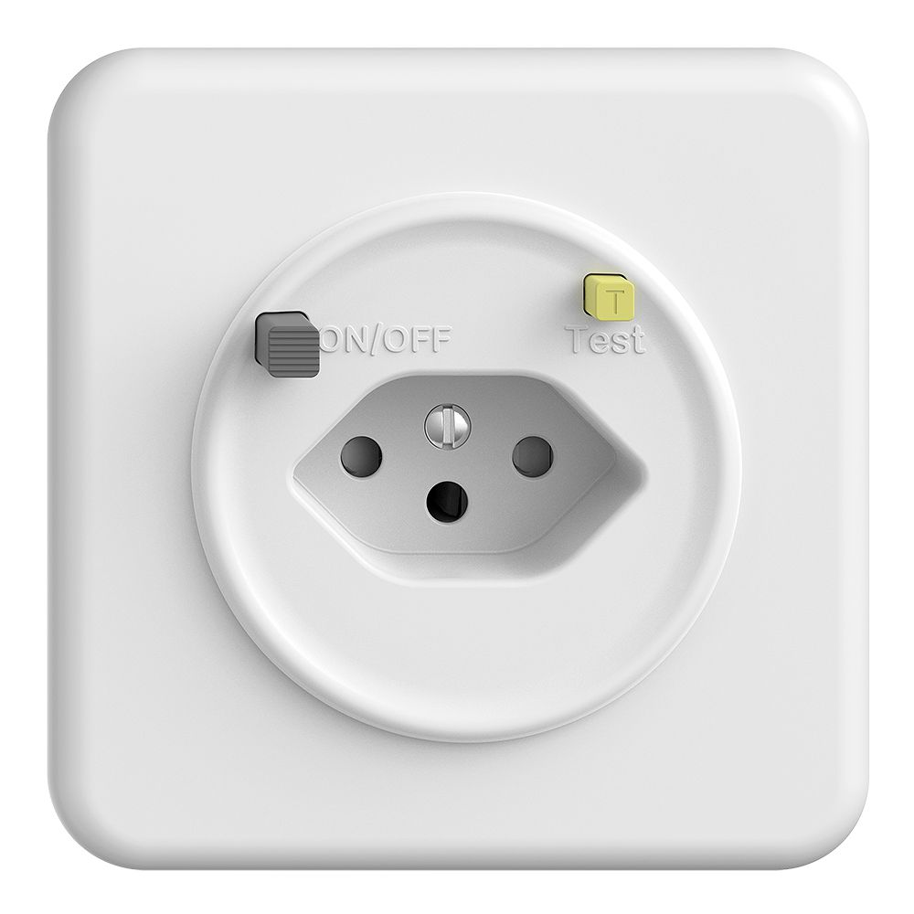 Kit frontale STANDARDdue per presa QI T13, bianco, con shutter