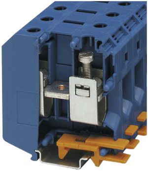 Borne 16…70mm² raccordement à vis bleu