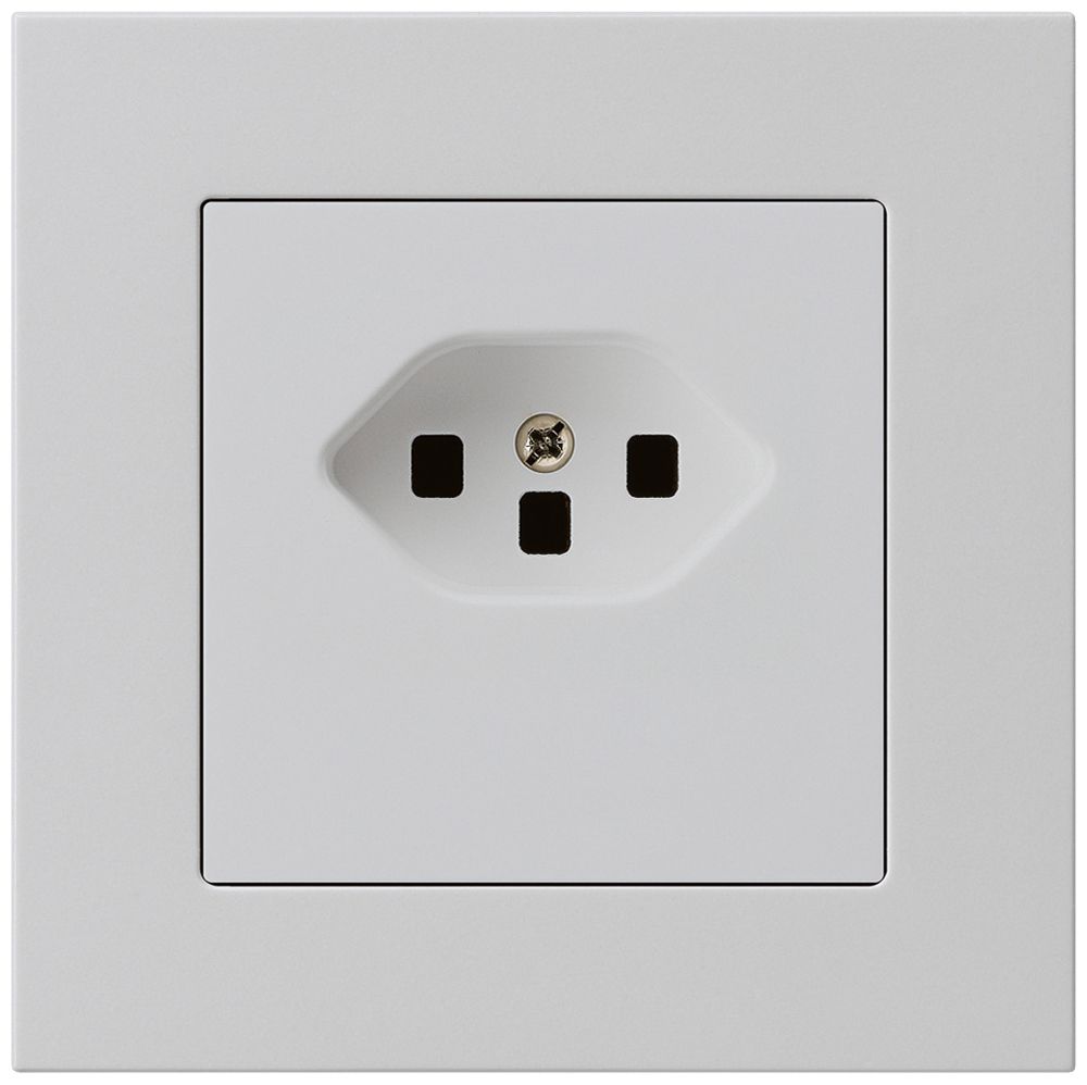 UP-Steckdose kallysto.pro T23 hellgrau Schraubklemme