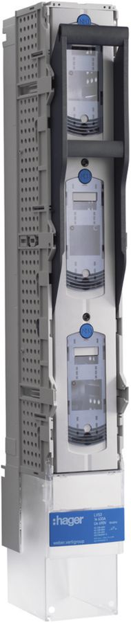 NHS-Lastschaltleiste weber.vertigroup 3P DIN3 630A SaS 185mm Schraubanschl.M12