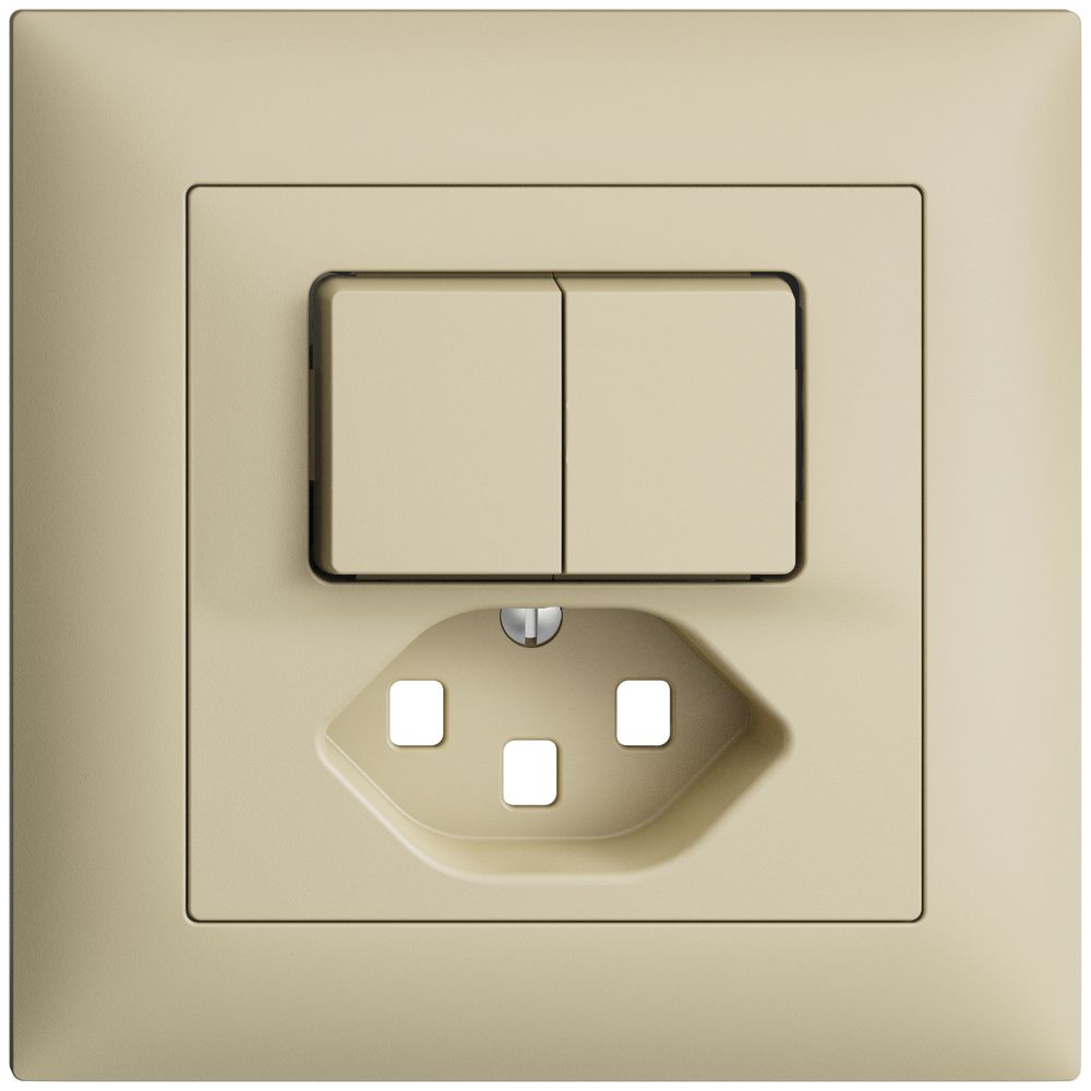 Kit frontale INC EDIZIOdue vanille 88×88mm T23