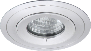 Spot halog.INC 35W rond ALU-BR IP65