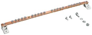 Barra di messa a terra DKRittal 200A 450×15×5mm horizontale