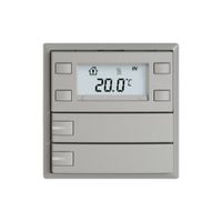 Pulsante RTH EDIZIO.liv SNAPFIX® c.RGB-LED 2×tasti com.1T grc