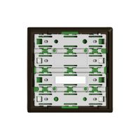 Frontplatte EDIZIO.liv SNAPFIX® für UNI-Taster 3903-1 mit LED br