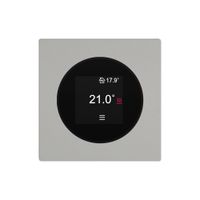 Raumthermostat EDIZIO.liv SNAPFIX® 230VAC 4…30°C 60×60mm hellgrau